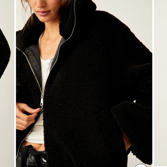 Free People Get Cozy Teddy Jacket - Picture 3 of 4